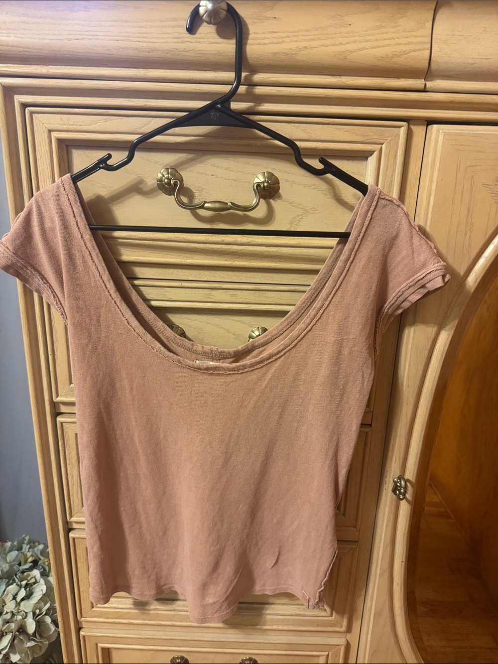 We The Free Scoop Neck Short Sleeve Top